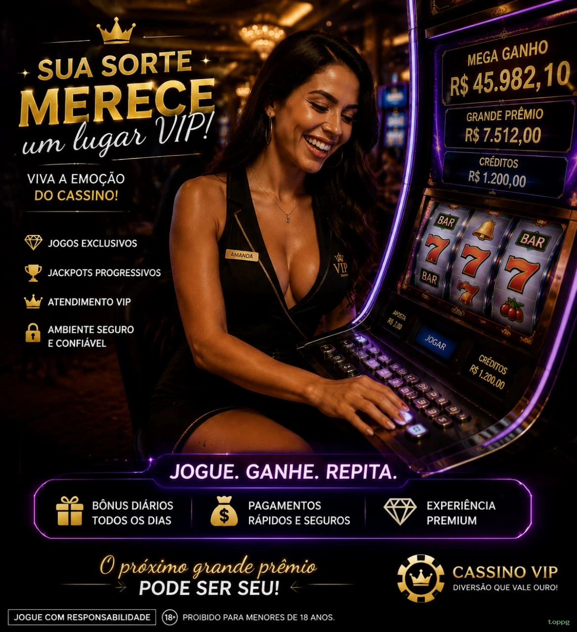 Siga a toppg no Facebook